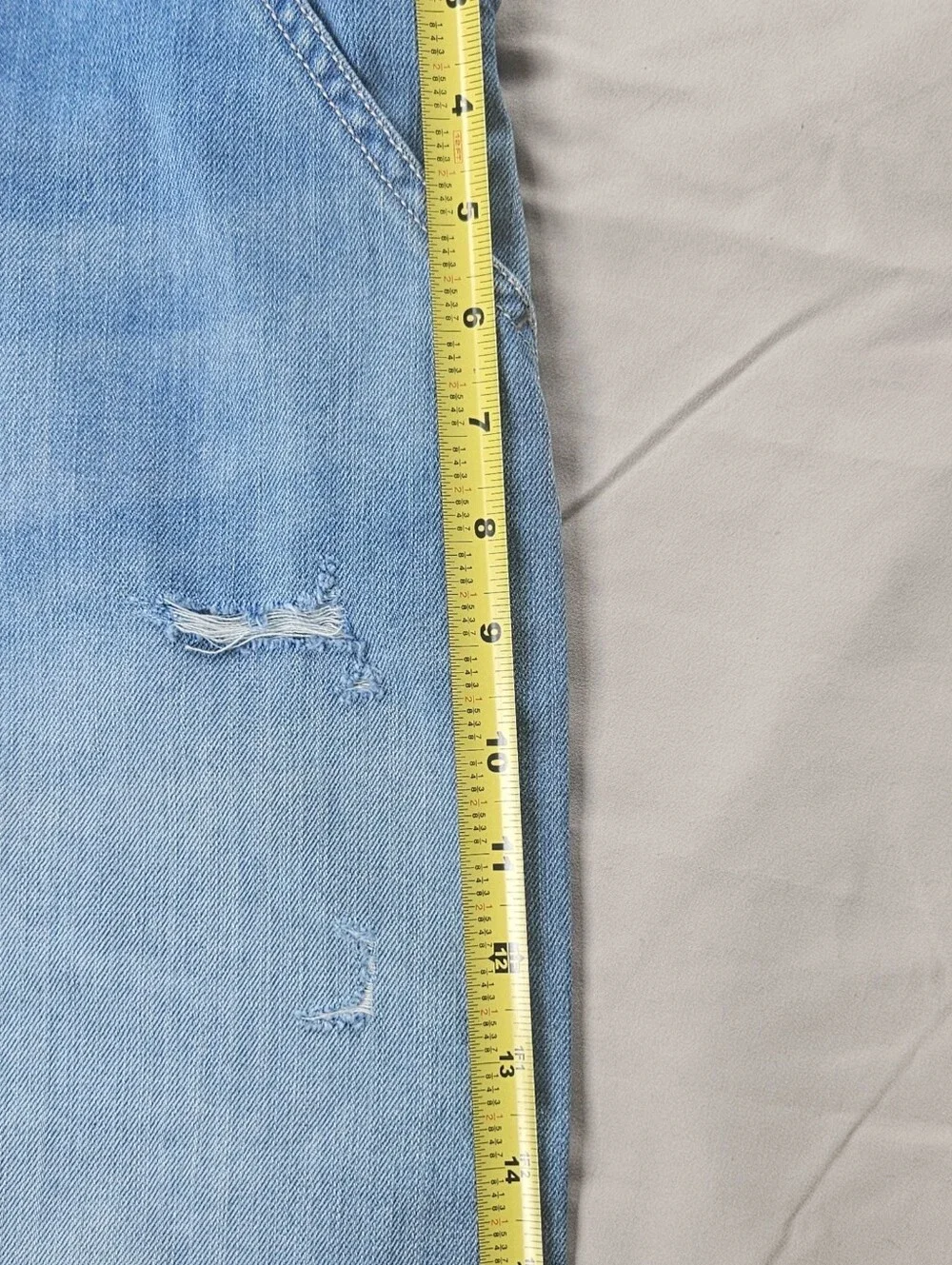 Denim Overall Skirt - Blue